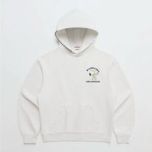 NEW - Madhappy Snoopy & Woodstock Peanuts Hoodie, Size Medium, Ash Heather Grey